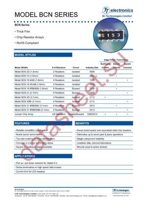 BCN164AB472J7 datasheet  